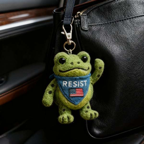 🔥Last Day 49% OFF - 🐸 Portland Frog Reminder Keychain