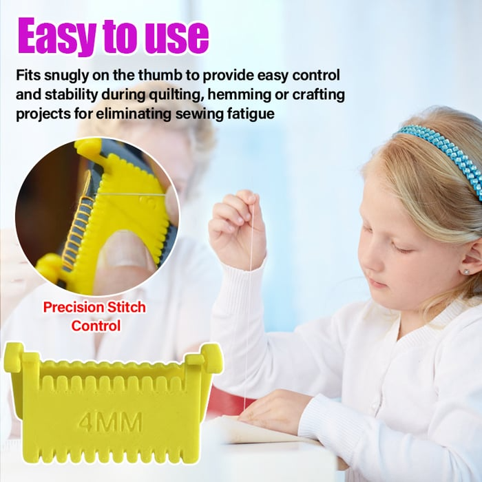 🔥Clip-On Sewing Edge Guide for Precise Hemming, Quilting & Fabric Stitching