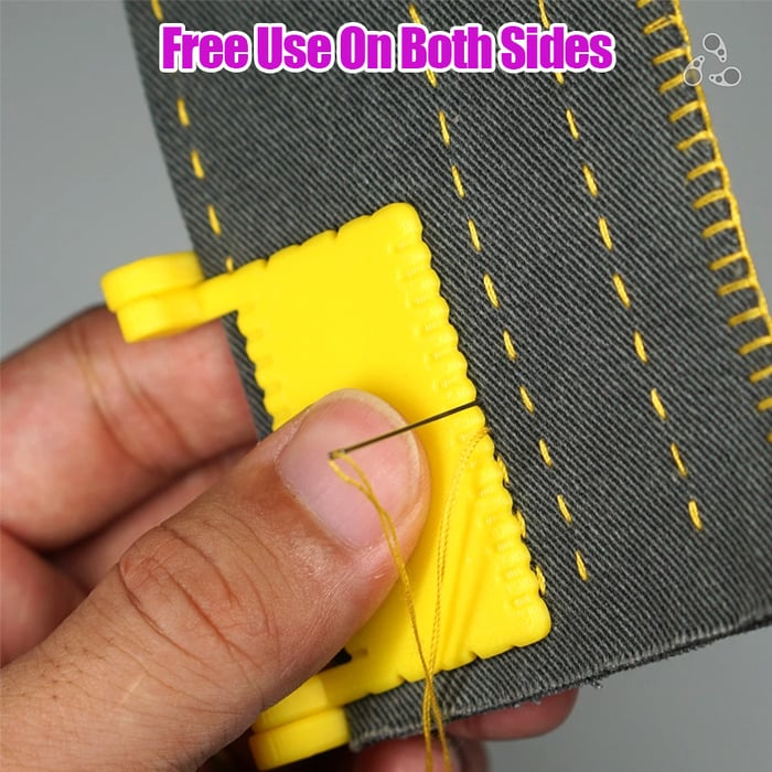 🔥Clip-On Sewing Edge Guide for Precise Hemming, Quilting & Fabric Stitching