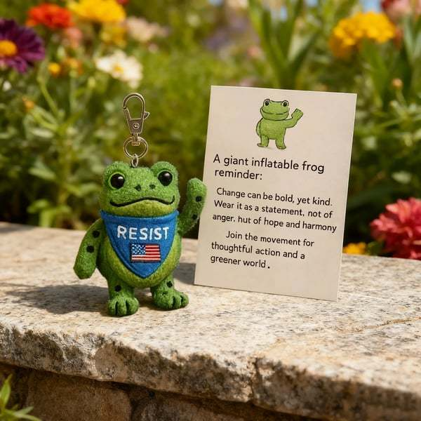 🔥Last Day 49% OFF - 🐸 Portland Frog Reminder Keychain